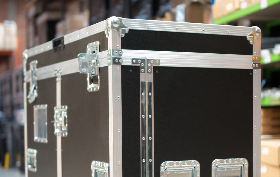 Double Width Toolbox Flightcase Side Detail